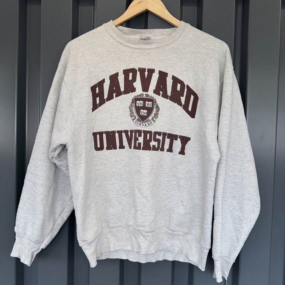 Vintage 1990's Harvard University Crewneck Sweatshirt  - Adult Size M
